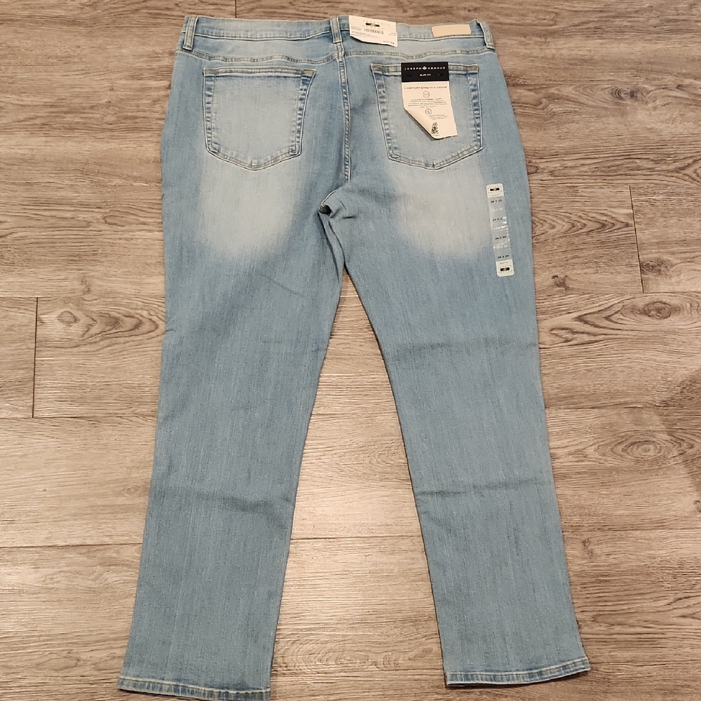 NWT- Men's JOSEPH ABBOUD SLIM FIT 38X30 JEANS